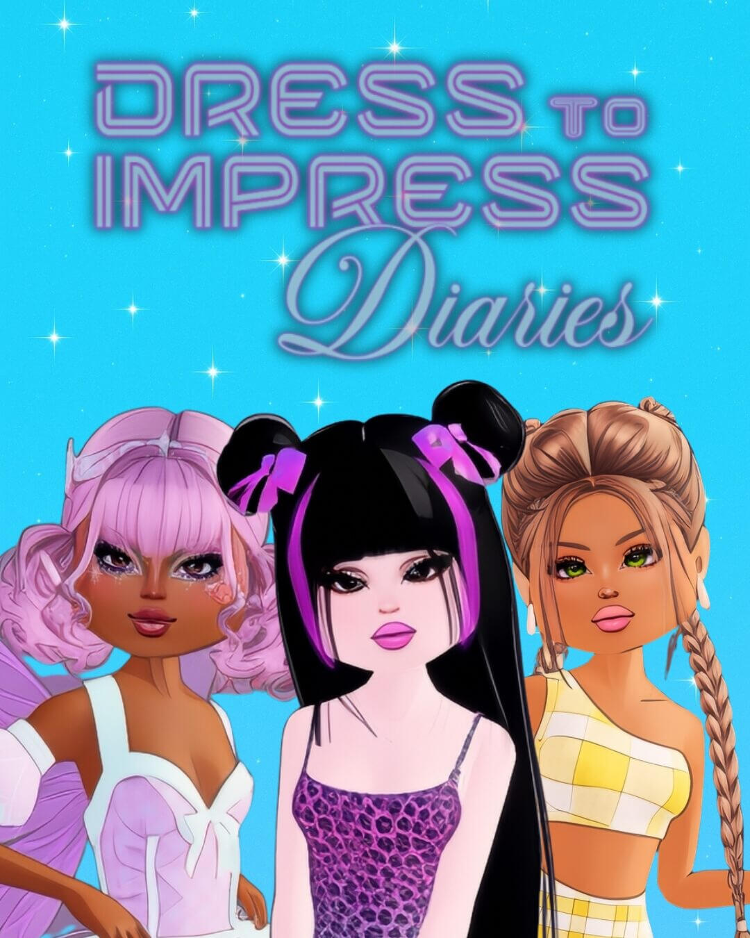 Image of Dress To Impress Diaries book cover for book two Poppy Park Determined To Dream